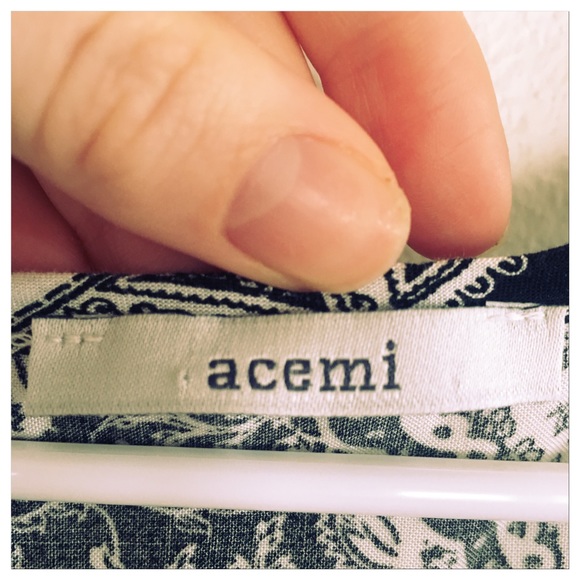 Acemi Boho Style Tank Black White Patterned - Picture 6 of 8